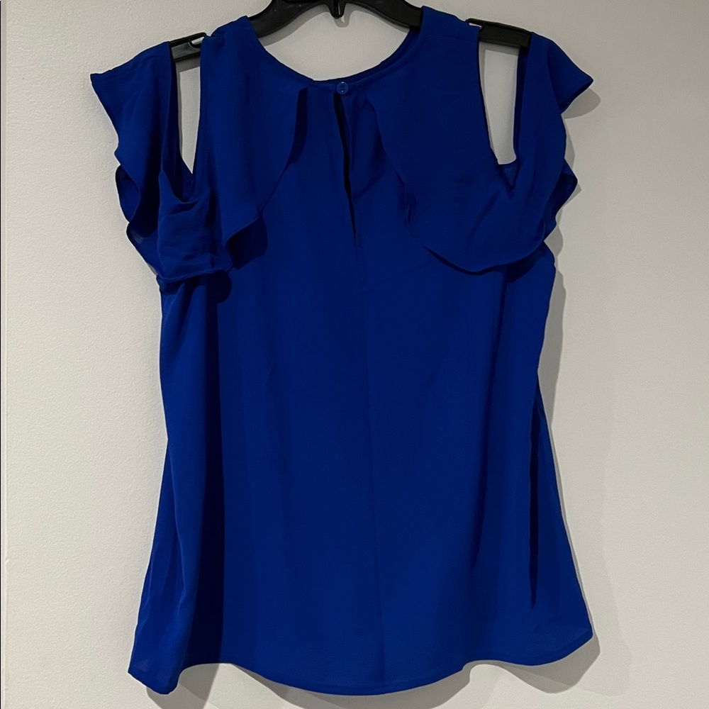 Essentials by ABS Blouse with Cut Out Shoulders